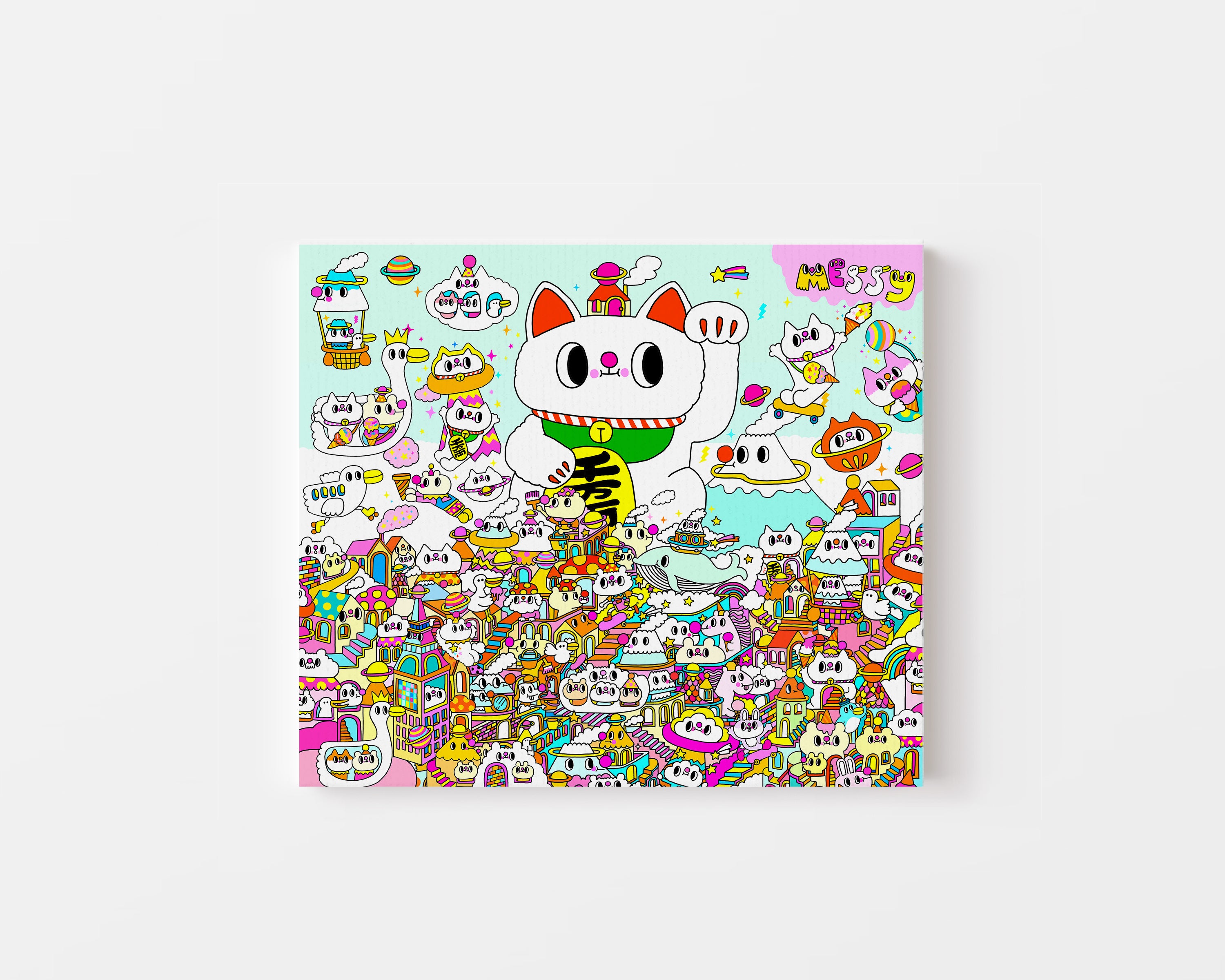Lucky Cat Fine Art Print (Limited Edition)
